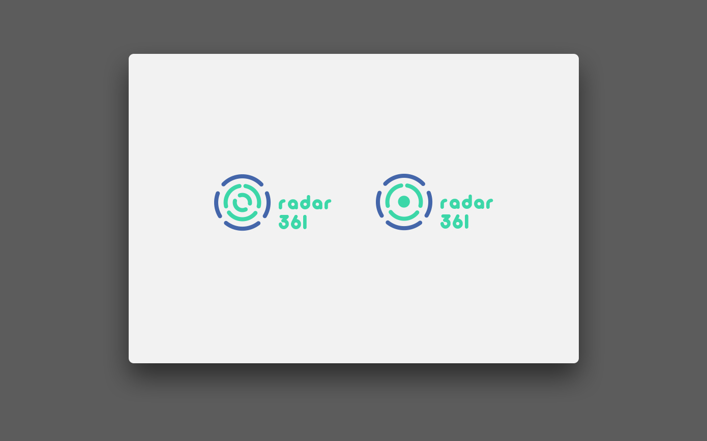 Radar 361 brand system — visual identity